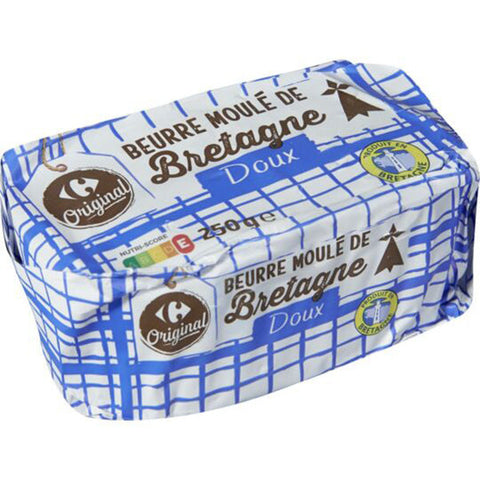 MOULDED UNSALTED BRETAGNE BUTTER 250G (#116261)