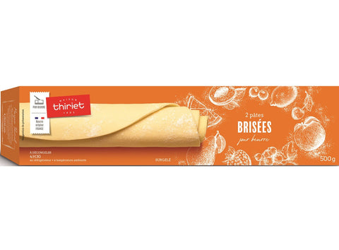 2 PATE BRISEE ETAL BEURRE 500G (#112079)