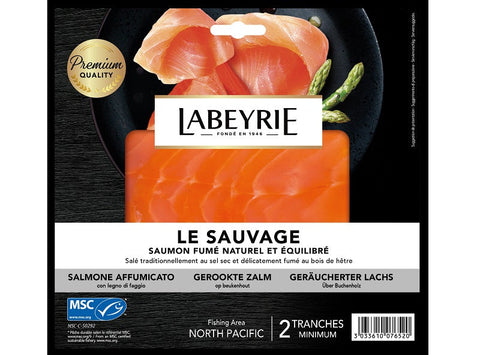 SMOKED SALMON LE SAUVAGE 75G (#124215)