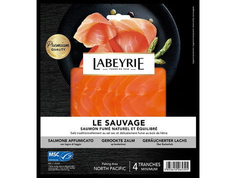 SMOKED SALMON LE SAUVAGE 120G (#124206)