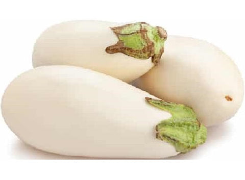 ORGANIC WHITE EGGPLANT 1KG (#121233)