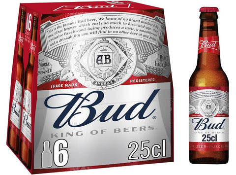 BUD BLONDE BEER 5% 25CL (#118605)