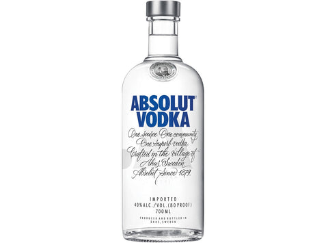 ABSOLUT VODKA 40% 70CL (#118702)
