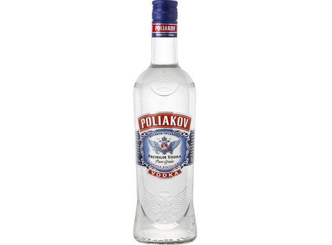POLIAKOV TRIPLE DISTILLED VODKA 37.5% 70CL (#118701)