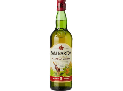 SAM BARTON 5YO CANADIAN WHISKY 40% 70CL (#118715)