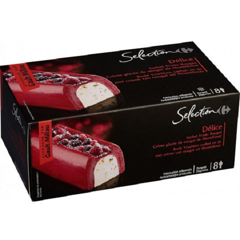 RED FRUIT NOUGAT ICE LOG 500G (#120093)