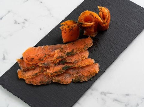 DILL AND OLIVE SMOKED SALMON 75G (#122122)