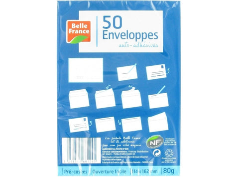 WHITE SELF ADHESIVE ENVELOPES C6 (#127614)