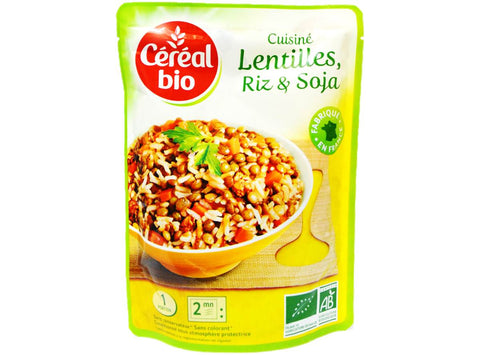 ORGANIC LENTILS RICE SOY 250G (#117807)