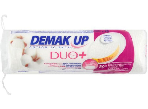 DUO+ MAKE-UP REMOVAL COTTON PADS 70PC (#127121)
