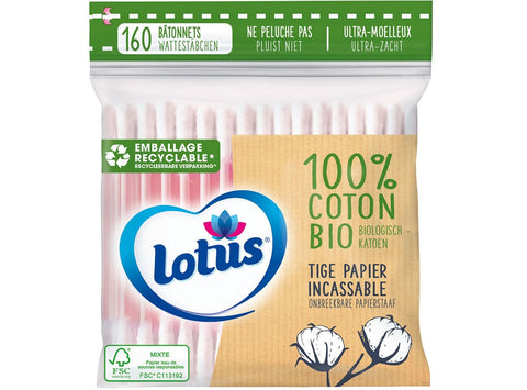 ORG COTTON BUDS REFILL 160PC (#127134)