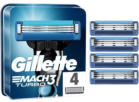 RAZOR BLADES MACH3 TURBO 4PC (#127136)