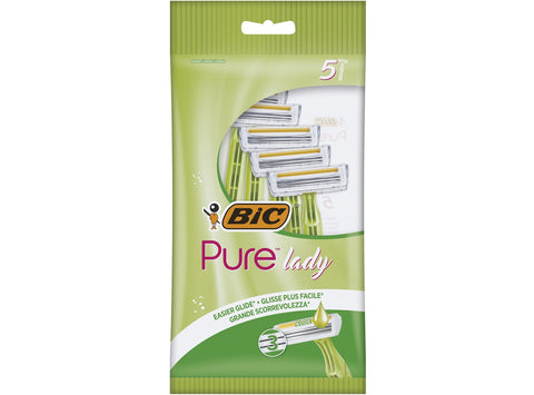 LADY 3-BLADE RAZOR 5PC (#127140)