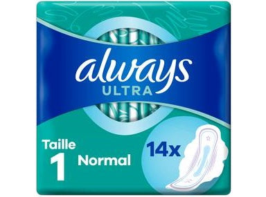 ULTRA NORMAL WINGS SANITARY PADS 14PC (#127146)