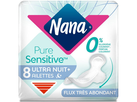 PURE SENSITIVE ULTRA NIGHT PADS 8PC (#127150)