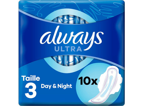 ULTRA DAY NIGHT PADS WINGS 10PC (#127151)