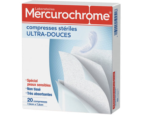 ULTRA-SOFT STERILE COMPRESSES 20PC (#127158)