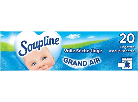 SOFTENER WIPES FOR AIR DRYER 20PC (#127179)