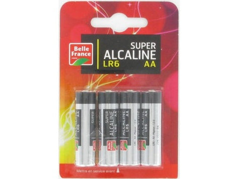 ALKALINE BATTERIES LR6 AA 4PC (#127203)