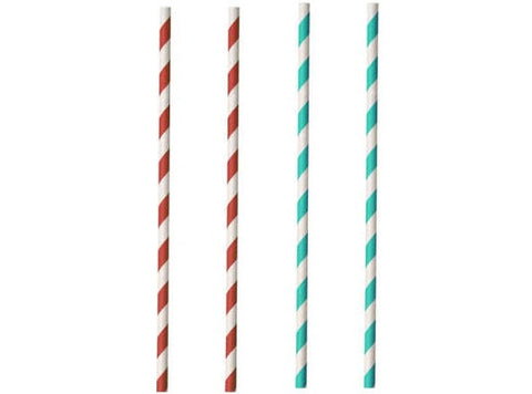 STRAIGHT PAPER STRAWS 20PC (#127219)