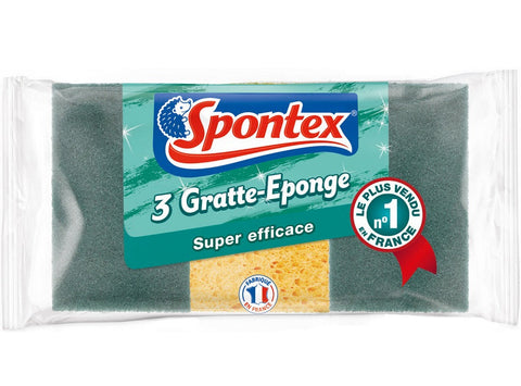 SUPER EFFICIENT SCRUBBING SPONGES 3PC (#119480)