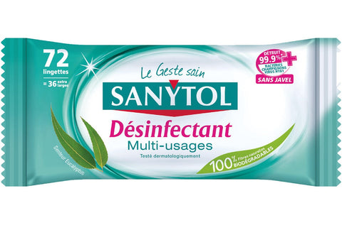 MULTI-PURPOSE DISINFECTANT WIPES 70PC (#119631)
