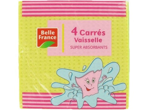 SQUARE SPONGE 4PC (#119491)