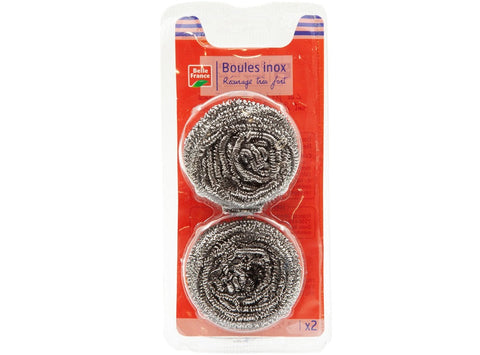 STAINLESS STEEL SPIRAL BALL 2PC (#127251)