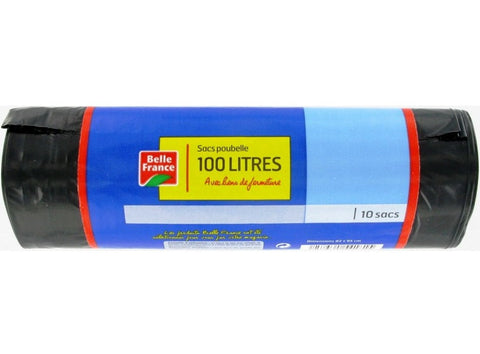 BIN LINERS 100L 10PC (#127256)