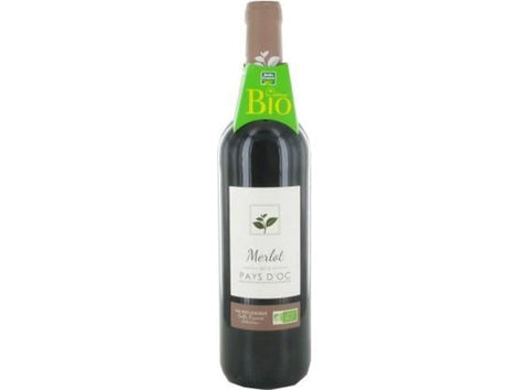 ORGANIC RED WINE PAYS D'OC 2022 75CL (#126814)