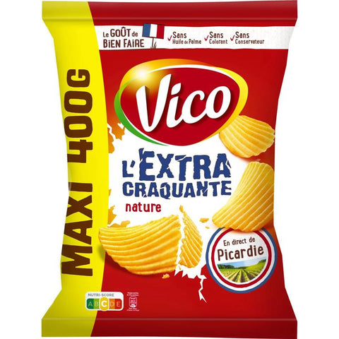 EXTRA CRISPY PLAIN CHIPS 400G (#117158)
