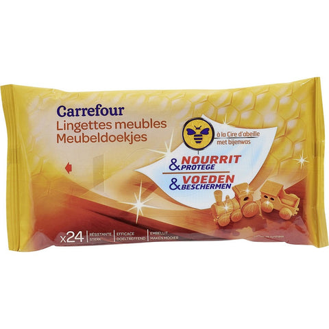BEESWAX FURNITURE WIPES 24PC (#119633)