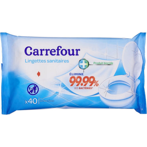 SANITARY WIPES 40PC (#119624)