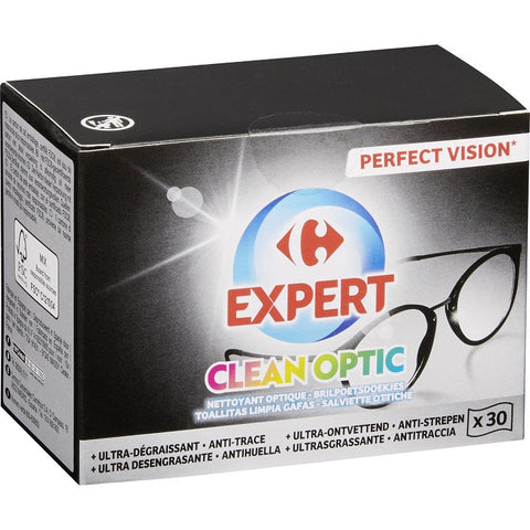 ULTRA DEGREASING OPTICAL WIPES 30PC (#119458)