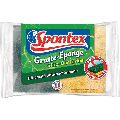 ANTIBACTERIAL SCRUBBING SPONGES 2PC (#119479)