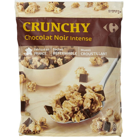 CRUNCHY DARK CHOC CEREAL 500G (#118289)