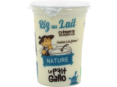 ORG PLAIN RICE PUDDING 500G (#125733)