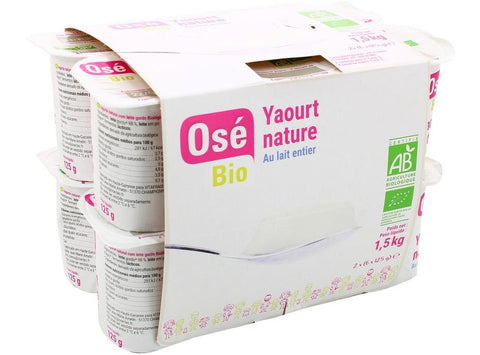 ORG PLAIN YOGHURT WHOLE MILK 125G (#125774)