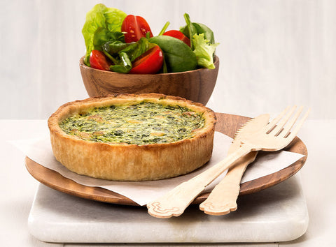SPINACH PINE NUT QUICHE (#127969)