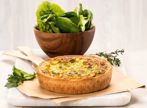 LEEK PARMESAN QUICHE (#127972)