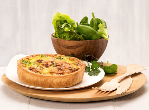 SALMON BROCCOLI QUICHE (#127973)