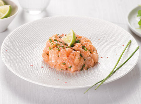 SEASONED SALMON TARTARE 100G (#127978)