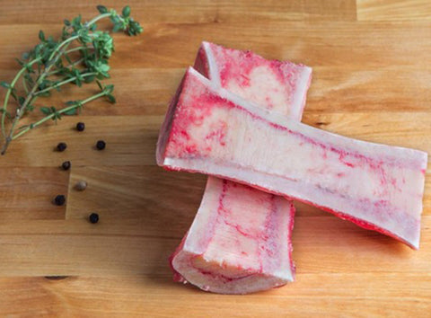 BEEF MARROW BONE CUT LENGTHWISE 500G (#123316)