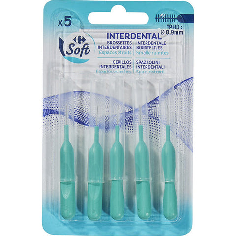 NARROW SPACES INTERDENTAL BRUSHES 5PC (#119165)
