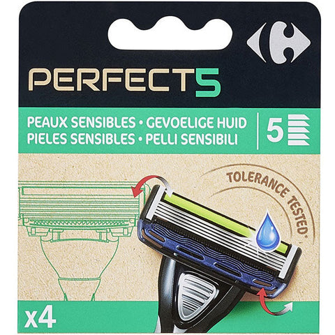 RAZOR BLADE REFILLS PERFECT 5 4PC (#119283)