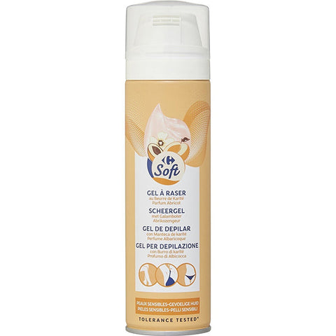 SHEA BUTTER APRICOT SHAVING GEL 200ML (#119297)