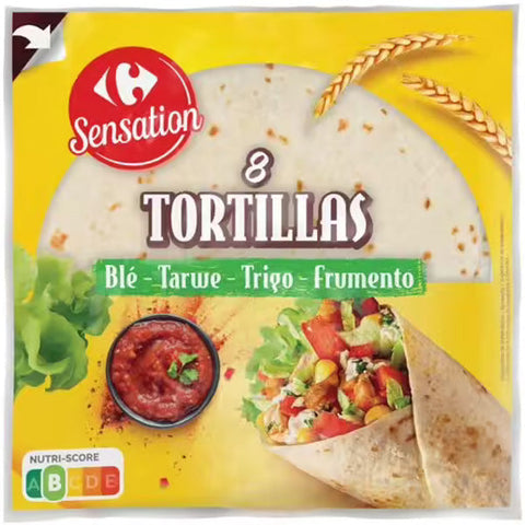 WHEAT TORTILLA WRAPS 320G (#117583)