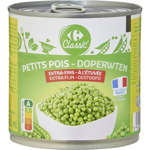 EXTRA FINE GREEN PEAS 400G (#115782)