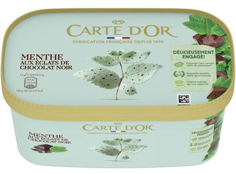 MINT ICE CREAM WITH CHOC CHIPS 900ML (#127277)