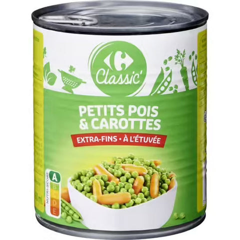 EXTRA FINE PEAS CARROTS 800G (#115790)